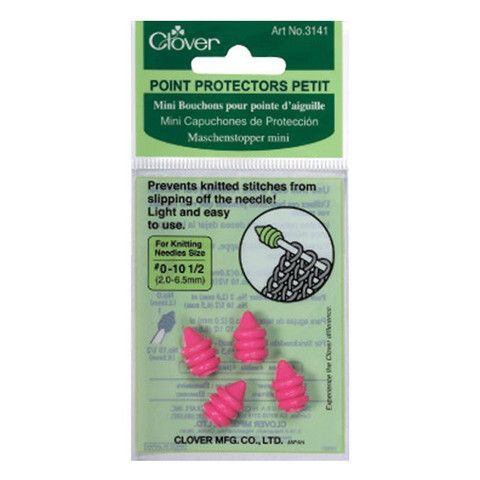 Breinaald Stoppers / Puntenbeschermers 2.0-6.5mm - pink - Clover