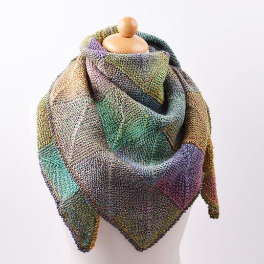 Gebreide Dream Colour dominosjaal