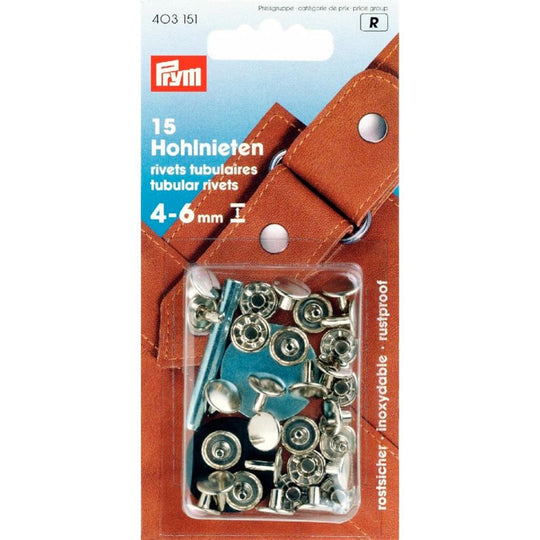 Decoratieve Klinknagels 4-6mm - Zilver - Prym