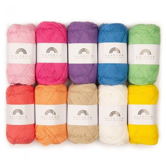 

Rainbow Cotton 8/4 Color Pack (1-8) - Hobbii
1
