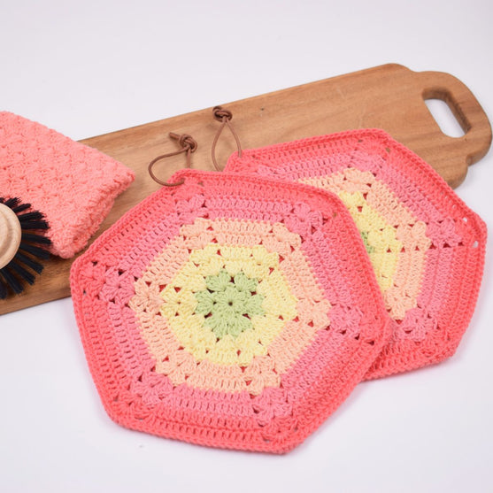 

Retro pannenlappen - Mix
3