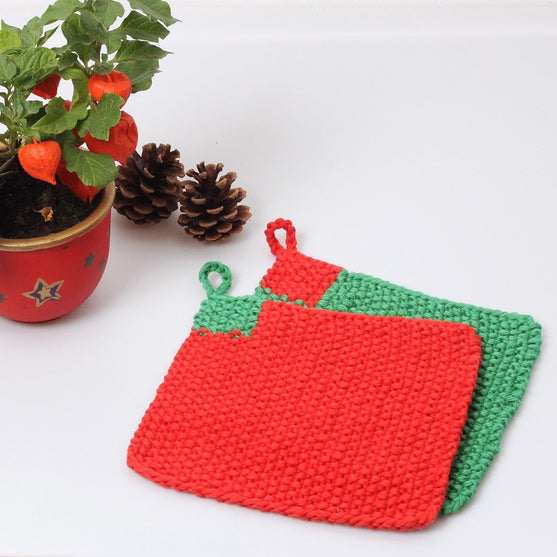 

Kerstpannenlappen
2