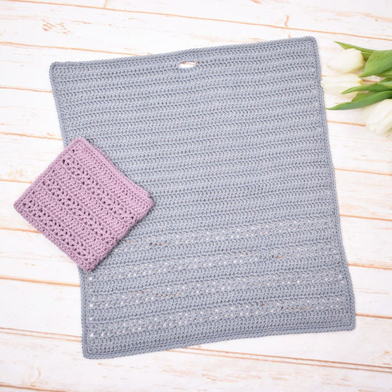 

Romantic – Gehaakte keukenhanddoek
1