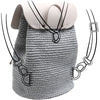 

Tas Flap met magnetische knoop - Beige/Zilver - Go Handmade
7