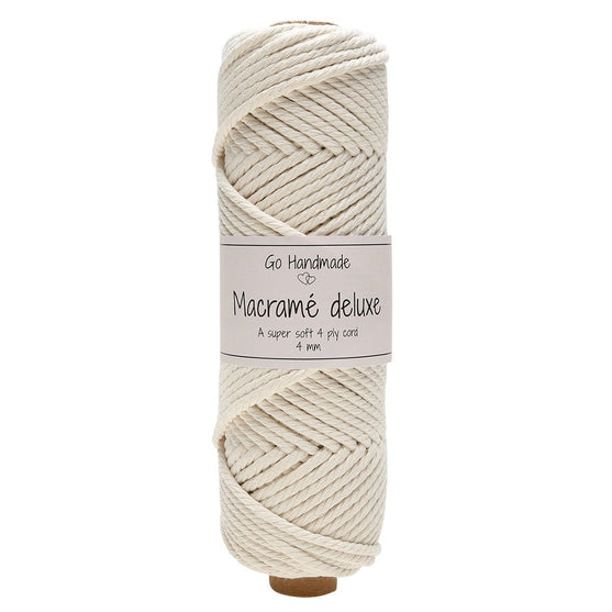 

Macramé Deluxe, 4mm - Go Handmade
1