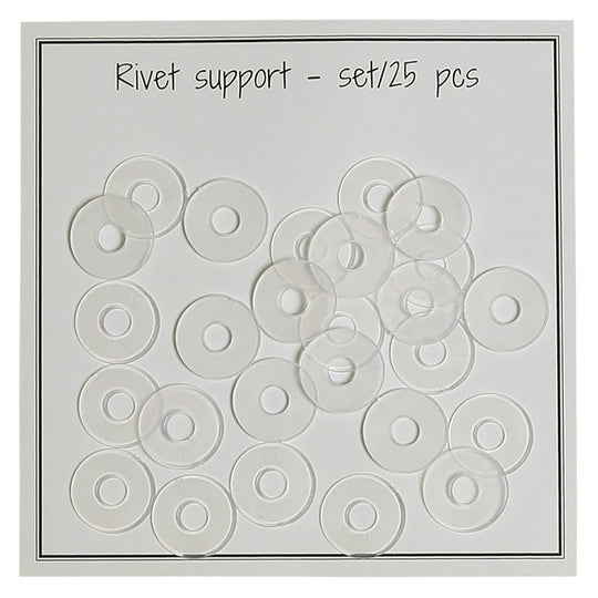 Klinknagel Plaatjes/Ringen, 12 mm - Go Handmade