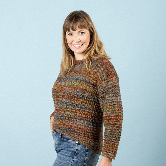 

Nanna - Trui in reliëfpatroon
2