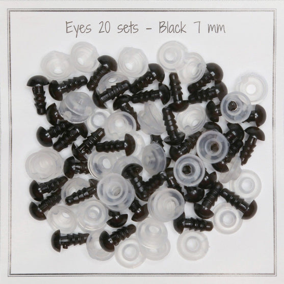 

Veiligheidsogen  - 7 mm - Go Handmade
1