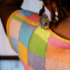 

Suncatcher - Intarsia T-Shirt met Vierkante Hals
3