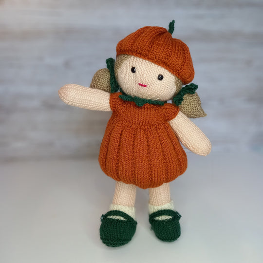 Pompoen Outfit - Poppenkleding
