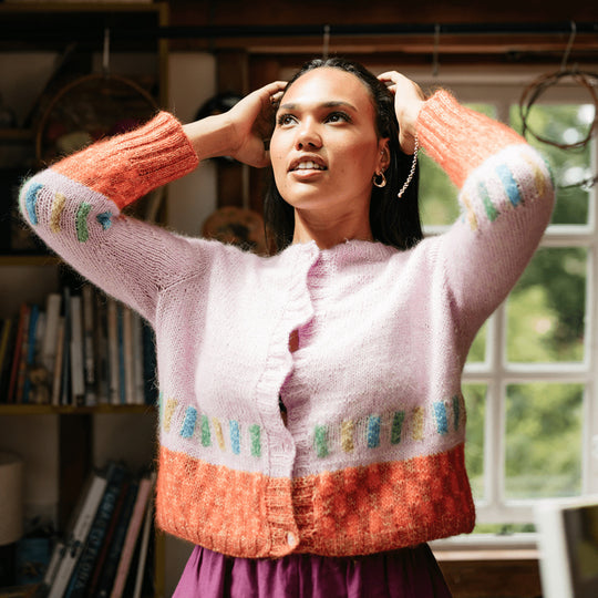 Kiln - Vest met Kleurwerk