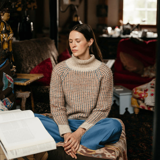 

Vintage Tiles - Trui met Textuur
2