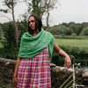 

Hiedra Shawl - Omslagdoek met Blad Motief
5