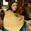 

Heart of Gold - Driehoekige Sjaal met Textuur
5