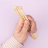 

Bamboe Tunische Haaknaaldenset - 25 cm - Hobbii
4
