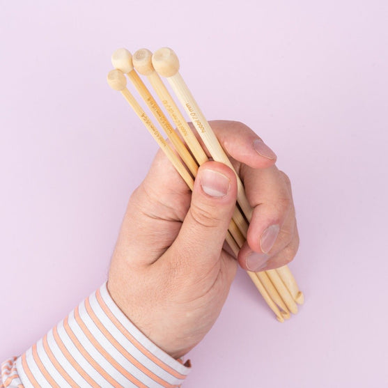 

Bamboe Tunische Haaknaaldenset - 25 cm - Hobbii
4