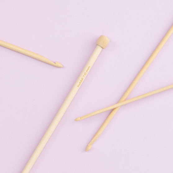 

Bamboe Tunische Haaknaaldenset - 25 cm - Hobbii
2