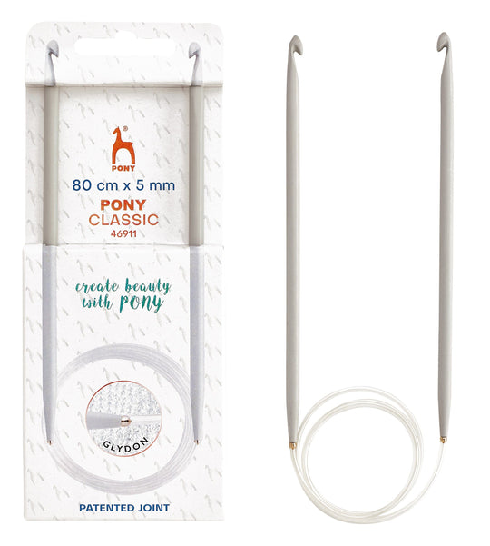 Tunische haaknaald/rondbreinaald - Pony