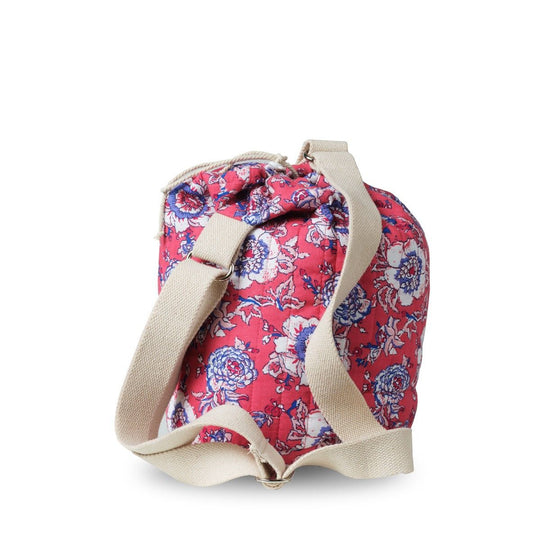 Gequilte cylinder schoudertas - Hobbii