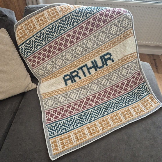 

Lullaby Name Mosaic - Gepersonaliseerde Baby Deken
2