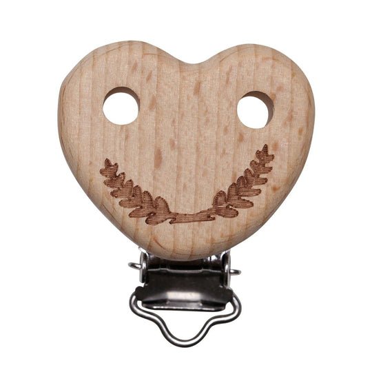 Speenclip met gaatjes - Hart - Go Handmade