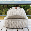 

Moss Stitch Manden - Rond
1