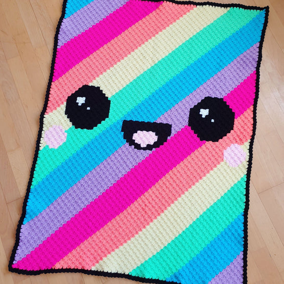 

Kawaii Regenboog - Deken
1