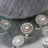 

Bling Knopen - Kleine steentjes - Zilver - 4 stk. - Go Handmade
4