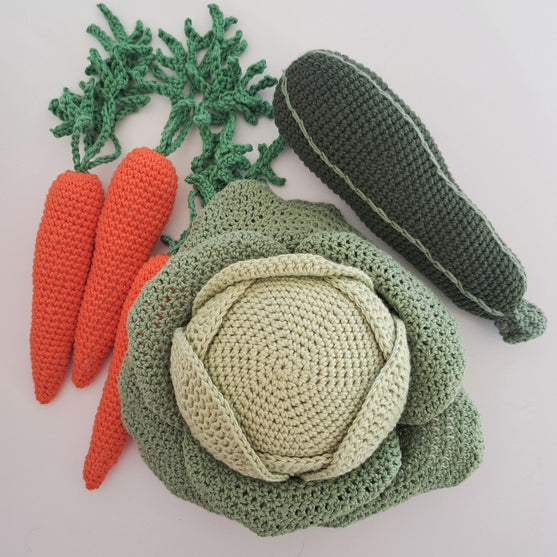 

Groenten - Kool, wortels en courgette
1