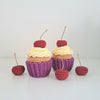 

Cupcakes met kersen
1