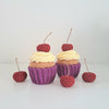 

Cupcakes met kersen
1