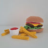 

Hamburger en Franse friet
2