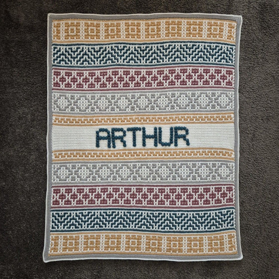 

Lullaby Name Mosaic - Gepersonaliseerde Baby Deken
3