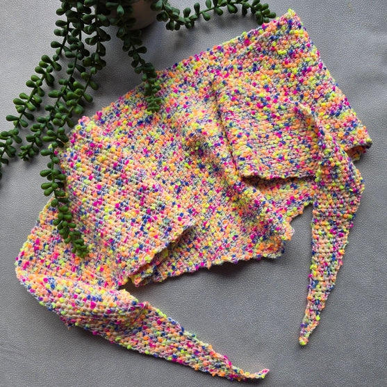 

Candy Moss Stitch - Scarf
4