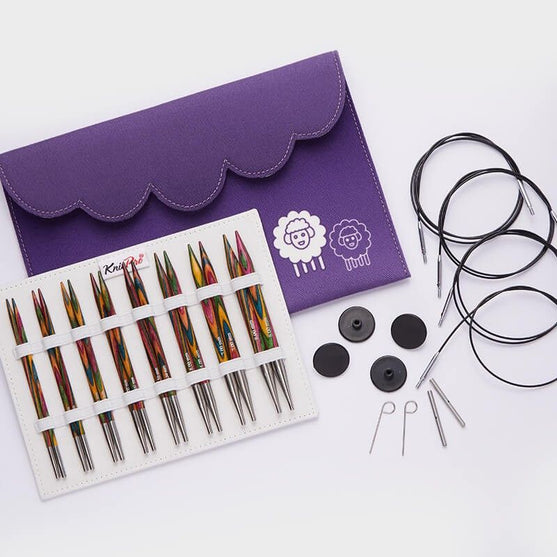 

Symfonie Deluxe verwisselbare rondbreinaaldenset - KnitPro
1