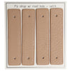 

Hengsel voor mand (bevestiging met holnieten), 8,5 x 1,8 cm, 4 stuks. - Go Handmade
1