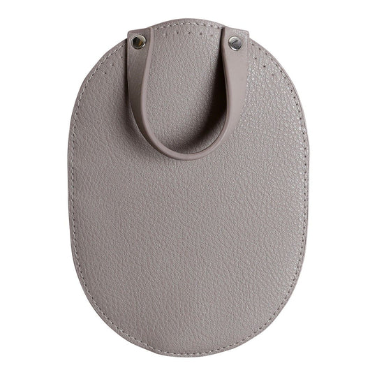 Tas Flap met metalen slot - Beige/Silver - Go Handmade