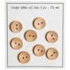 

Diepe houten knopen, Lichte - Go Handmade
1