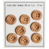 

Houten knopen - Handmade with Love - 18 mm - Go Handmade
1