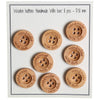 

Houten knopen - Handmade with Love - 18 mm - Go Handmade
2