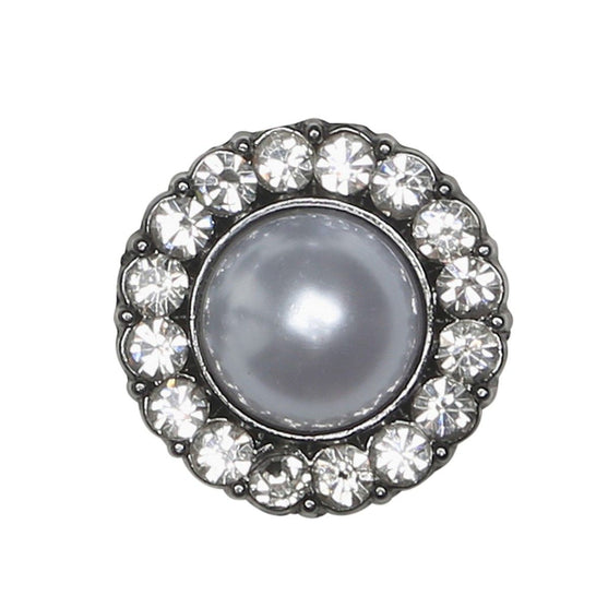 

Parelmoerknopen met steen - Zwart - Meerdere maten - Go Handmade
3