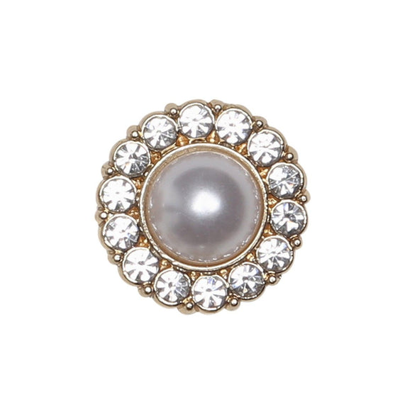 

Parelmoerknopen met steen - Goud - Meerdere maten - Go Handmade
2