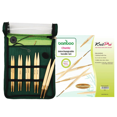 

Bamboo Verwisselbare Rondbreinaaldenset - Dikke Breinaalden - KnitPro
1
