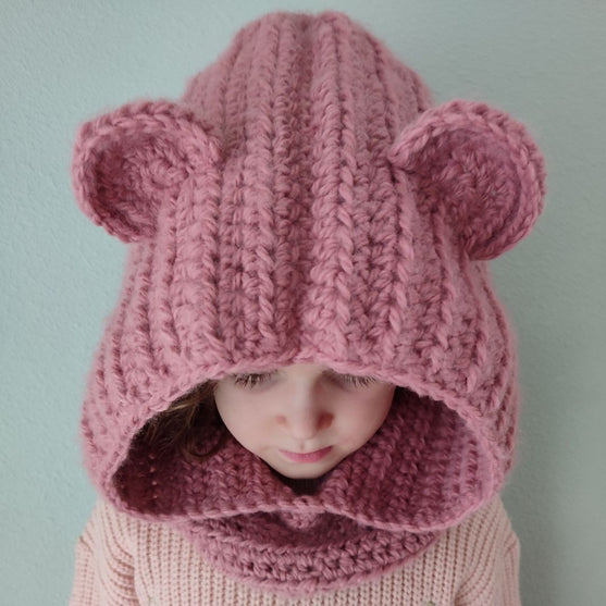 

Bear - Hoodie met col
1