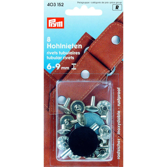 Decoratieve Klinknagels 6-9mm - Zilver - Prym