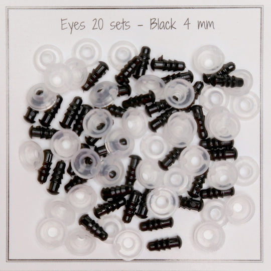 Veiligheidsogen - 4 mm - Go Handmade