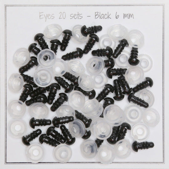 Veiligheidsogen - 6 mm - Go Handmade