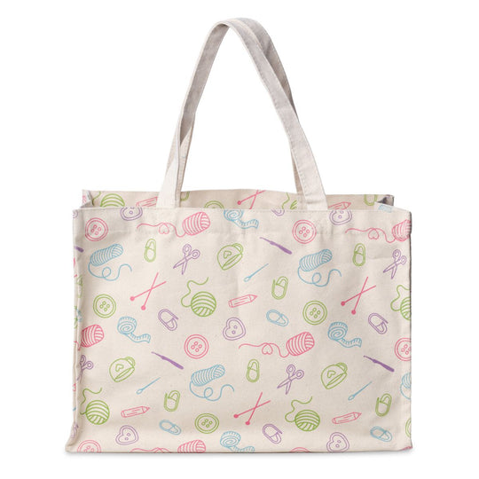 Canvas Shopper met trekkoordsluiting - Hobbii