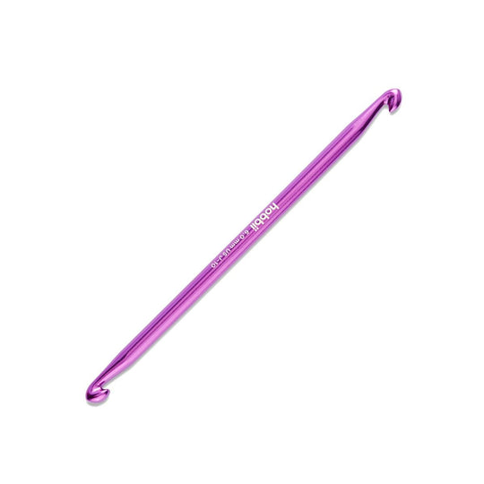 Aluminium Dubbele Tunische Haaknaald - 14 cm - Hobbii