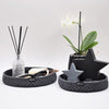 

Decoratiemanden met ronde leren bodem
3